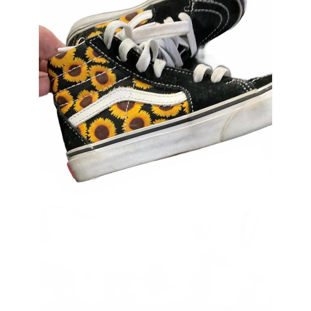 Vans High-Top Sneakers with Sunflower Print kids 12.5 - Picture 6 of 7